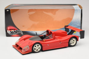 Ferrari 333 SP Vermelho Com Jantes Brancas Hot Wheels 1:18 29230 Metal - imagem 8 de 8
