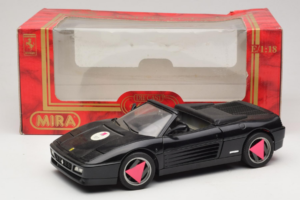 Ferrari 348 Spider Preto Mira 1:18 6181 Metal - imagem 8 de 8