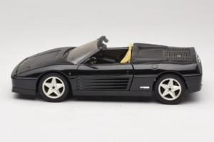 Ferrari 348 Spider Preto Com Jantes Prata Mira 1:18 6918 Metal - imagem 4 de 8