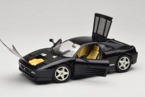 Ferrari 348 TB Preto Mira 1:18 6101-R1 Metal - imagem 3 de 8