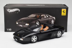 Ferrari 348 TS Preto Hot Wheels 1:18 X5481 Metal - imagem 8 de 8