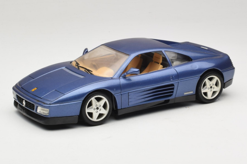 Ferrari 348tb Azul Escuro Metalizado Bburago 1:18 3039-B1 Metal