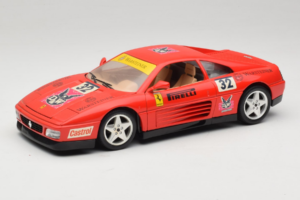 Ferrari 348 TB #32 Pirelli Vermelho 1989 Bburago 1:18 3039-P1 Metal