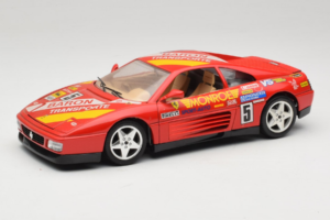 Ferrari 348 TB #5 Monroe Vermelho 1989 Bburago 1:18 3039-M1 Metal