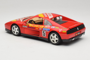 Ferrari 348 TB #5 Monroe Vermelho 1989 Bburago 1:18 3039-M1 Metal - imagem 7 de 8