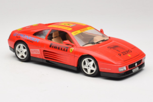 Ferrari 348tb Pirelli Vermelho Bburago 1:18 3039-P2 Metal - imagem 6 de 8