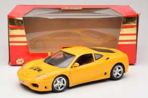 Ferrari 360 Modena 25 Jahre FMC Amarelo Bburago 1:18 3358-Y1 Metal - imagem 8 de 8