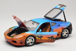 Ferrari 360 Modena Bracio Gotz Running Horses Livery Bburago 1:18 3358-B1 Metal - imagem 2 de 8