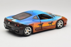 Ferrari 360 Modena Bracio Gotz Running Horses Livery Bburago 1:18 3358-B1 Metal - imagem 3 de 8