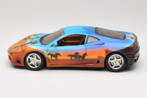 Ferrari 360 Modena Bracio Gotz Running Horses Livery Bburago 1:18 3358-B1 Metal - imagem 4 de 8
