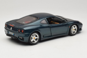 Ferrari 360 Modena Verde Escuro Metálico Bburago 1:18 3358-G2 Metal - imagem 2 de 7