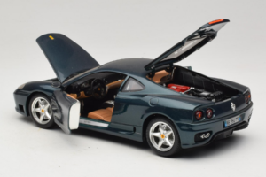 Ferrari 360 Modena Verde Escuro Metálico Bburago 1:18 3358-G2 Metal - imagem 4 de 7
