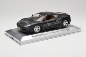 Ferrari 360 Modena Efecmetal Preto Mate Edição Limitada Exclusive Cars 1:18 EC003 Metal - imagem 2 de 8