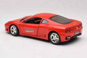 Ferrari 360 Modena Energizer Vermelho Bburago 1:18 3358-P3 Metal - imagem 7 de 8