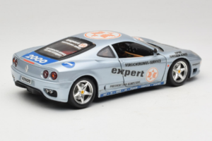 Ferrari 360 Modena Expert #1 Prata Bburago 1:18 3348-S1 Metal - imagem 3 de 8