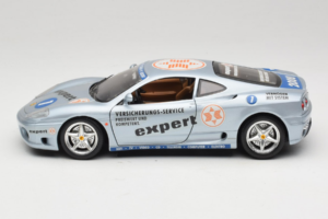 Ferrari 360 Modena Expert #1 Prata Bburago 1:18 3348-S1 Metal - imagem 4 de 8