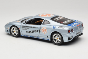 Ferrari 360 Modena Expert #1 Prata Bburago 1:18 3348-S1 Metal - imagem 7 de 8