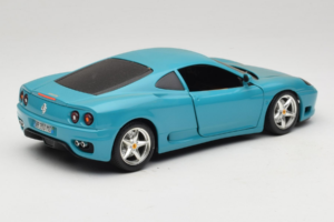 Ferrari 360 Modena Migros Edição Limitada 333 unid Azul Bburago 1:18 3358-G1 Metal - imagem 3 de 8