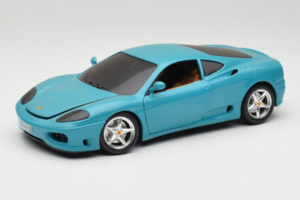 Ferrari 360 Modena Migros Edição Limitada 333 unid Azul Bburago 1:18 3358-G1 Metal