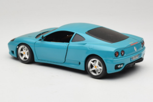 Ferrari 360 Modena Migros Edição Limitada 333 unid Azul Bburago 1:18 3358-G1 Metal - imagem 7 de 8