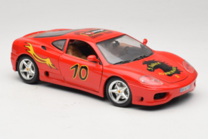 Ferrari 360 Modena #10 5 Jahre IG Bburago Vermelho Bburago 1:18 3358-P2 Metal - imagem 6 de 8