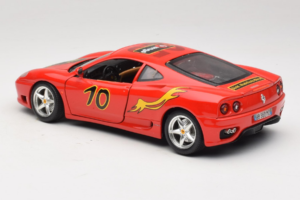 Ferrari 360 Modena #10 5 Jahre IG Bburago Vermelho Bburago 1:18 3358-P2 Metal - imagem 7 de 8