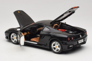 Ferrari 360 Modena #14 Preto Edição Limitada Bburago 1:18 3368-B1 Metal - imagem 5 de 8