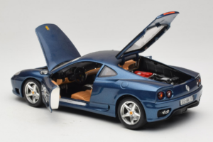 Ferrari 360 Modena #15 Edição Limitada Azul Metálico Bburago 1:18 3358-F1 Metal - imagem 5 de 8