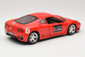 Ferrari 360 Modena Bevro International #4 Edição Limitada 111 unid Vermelho Bburago 1:18 3358-P1 Metal - imagem 3 de 8