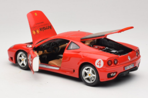 Ferrari 360 Modena Bevro International #4 Edição Limitada 111 unid Vermelho Bburago 1:18 3358-P1 Metal - imagem 5 de 8