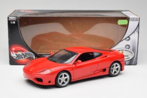 Ferrari 360 Modena Vermelho Hot Wheels 1:18 25736 Metal - imagem 8 de 8