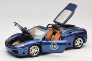 Ferrari 360 Modena Targa Edição Limitada 333 unid Roxo Metálico Bburago 1:18 3348-F1 Metal - imagem 2 de 8