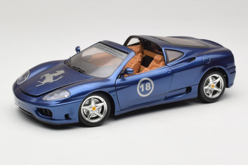 Ferrari 360 Modena Targa Edição Limitada 333 unid Roxo Metálico Bburago 1:18 3348-F1 Metal