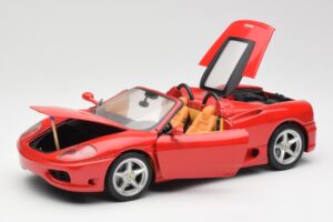 Ferrari 360 Spider Vermelho Hot Wheels 1:18 FER129 Metal - imagem 2 de 8