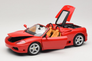 Ferrari 360 Spider Vermelho Hot Wheels 1:18 27774-M1 Metal - imagem 2 de 8