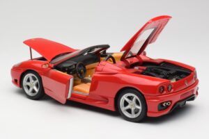 Ferrari 360 Spider Vermelho Hot Wheels 1:18 FER129 Metal - imagem 5 de 8