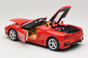 Ferrari 360 Spider Vermelho Hot Wheels 1:18 27774-M1 Metal - imagem 5 de 8