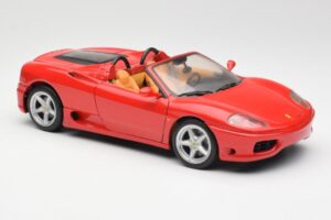Ferrari 360 Spider Vermelho Hot Wheels 1:18 FER129 Metal - imagem 6 de 8