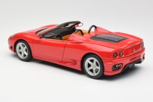 Ferrari 360 Spider Vermelho Hot Wheels 1:18 FER129 Metal - imagem 7 de 8