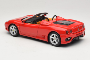 Ferrari 360 Spider Vermelho Hot Wheels 1:18 27774-M1 Metal - imagem 7 de 8