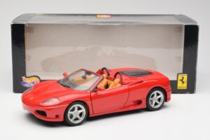Ferrari 360 Spider Vermelho Hot Wheels 1:18 FER129 Metal - imagem 8 de 8