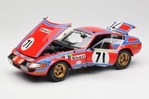 Ferrari 365 GTB4 Competizione #71 24 Hours of Le Mans 1974 Kyosho 1:18 08164A Metal - imagem 2 de 8