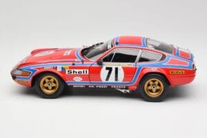 Ferrari 365 GTB4 Competizione #71 24 Hours of Le Mans 1974 Kyosho 1:18 08164A Metal - imagem 4 de 8