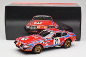Ferrari 365 GTB4 Competizione #71 24 Hours of Le Mans 1974 Kyosho 1:18 08164A Metal - imagem 8 de 8