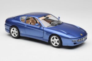 Ferrari 456 GT Blu Pozzi Bburago 1:18 3036-M3 Metal - imagem 6 de 8