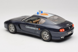 Ferrari 456 GT Carabinieri Preto Bburago 1:18 3036-B3 Metal - imagem 7 de 8