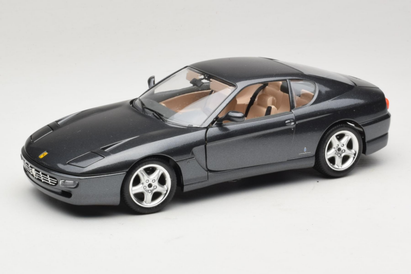 Ferrari 456 GT Cinzento Metallic Pintura Especial Bburago 1:18 3036D Metal