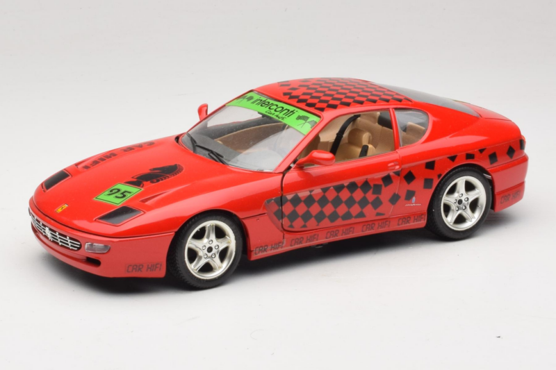 Ferrari 456 GT Interconti Car HiFi Vermelho Bburago 1:18 3036-D Metal