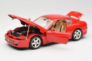 Ferrari 456 GT Vermelho Bburago 1:18 3036-M1 Metal - imagem 2 de 8