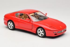 Ferrari 456 GT Vermelho Bburago 1:18 3046-R1 Metal - imagem 6 de 8